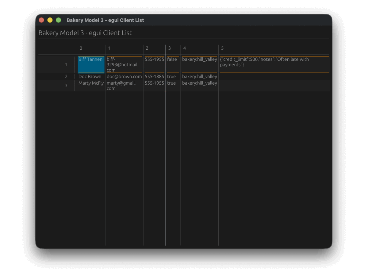 egui, GPUI, Slint, Tauri, Cursive, Ratatui — same data, six frameworks